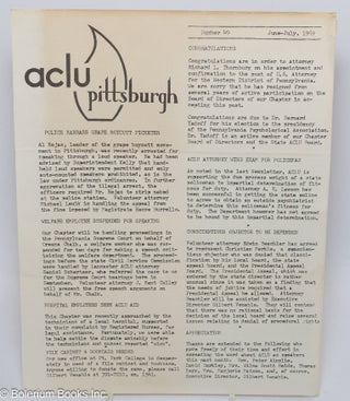 Cat.No: 307037 ACLU Pittsburgh; Number 49 (June-July 1969