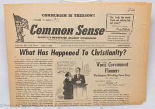 Cat.No: 307045 Common Sense: America's newspaper against Communism; issue no. 390, Sept....