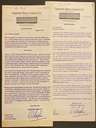 Cat.No: 307064 Carbonite Metal Company, Ltd. Circular No. 114 (together with) Circular...