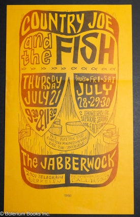 Cat.No: 307115 Country Joe and the Fish [concert handbill