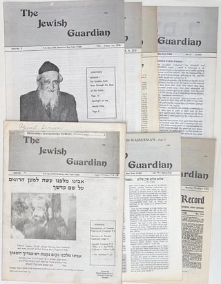 Cat.No: 307194 The Jewish Guardian [seven issues