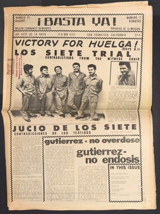 Cat.No: 30729 !Basta ya! Mission communuity newspaper, number 11, August