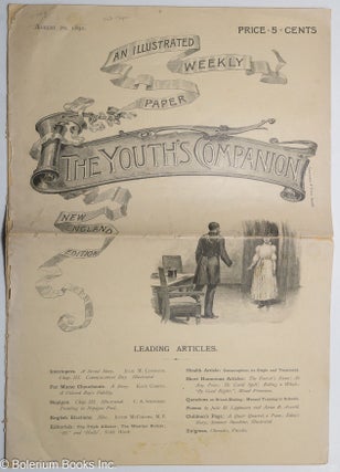 Cat.No: 307300 Youth’s Companion. An illustrated weekly paper. New England Edition....
