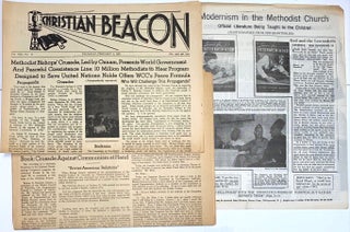 Cat.No: 307320 Christian Beacon [two issues, with related leaflet]. Carl McIntire