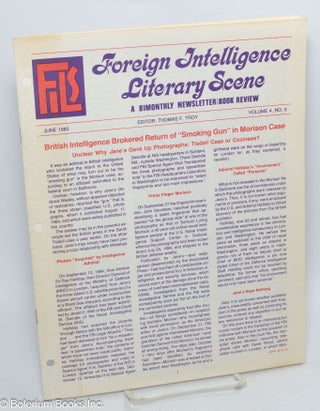 Cat.No: 307423 Foreign intelligence literary scene; a bimonthly newsletter and book...