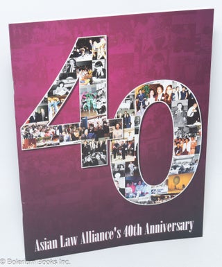 Cat.No: 307505 Asian Law Alliance's 40th Anniversary: Working for Justice, Dignity...
