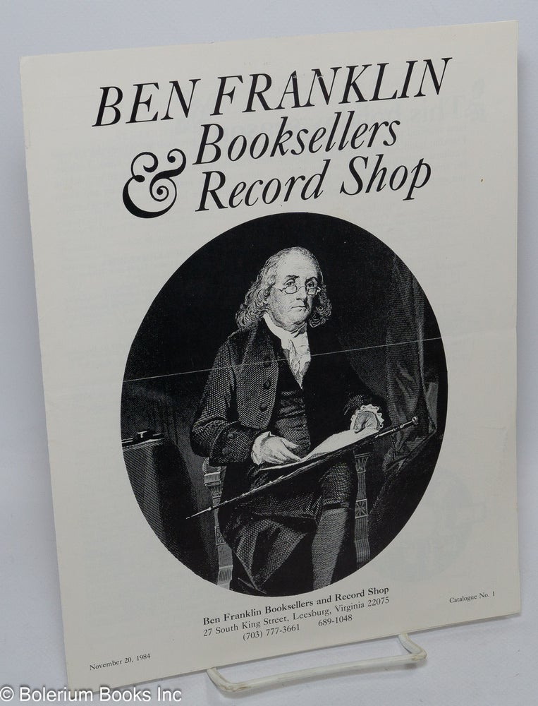 Cat.No: 307527 Ben Franklin Booksellers and Record Shop