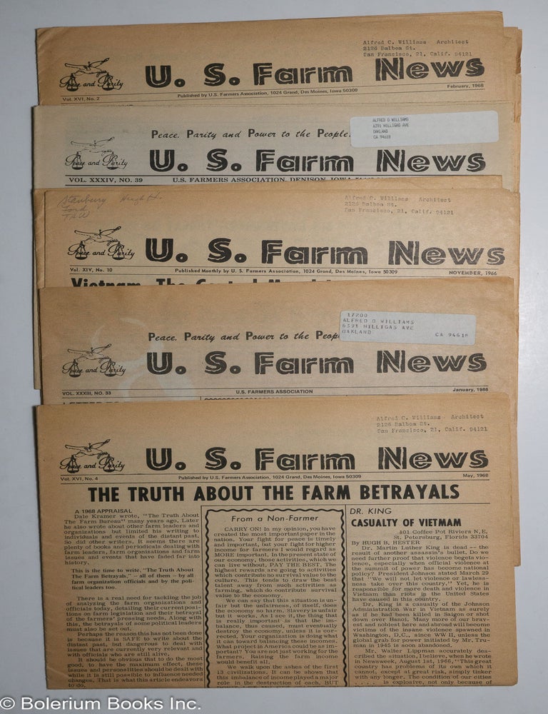 Cat.No: 307574 U.S. Farm News [5 issues]