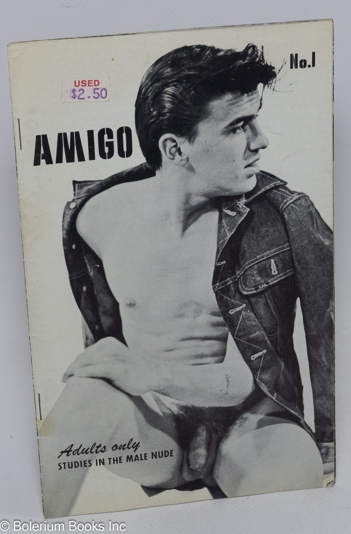 Amigo #1 adults only, studies in the male nude on Bolerium Books