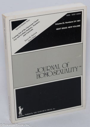 Cat.No: 307757 Journal of Homosexuality: Vol. 22, Nos. 3/4, 1991; Coming Out of the...