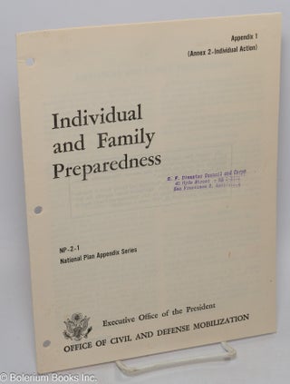 Cat.No: 307826 Individual and family preparedness
