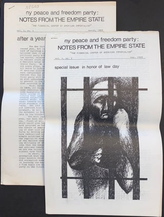 Cat.No: 307843 N.Y. Peace and Freedom Party: Notes from the Empire State [two issues