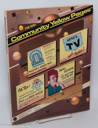 Cat.No: 307851 The 1986 Community Yellow Pages: Lesbian & Gay community resources,...