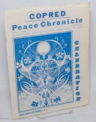 Cat.No: 307886 COPRED Peace Chronicle; volume 10, number 6 (December 1985