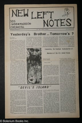 Cat.No: 307895 SDS new left notes, vol. 2, no. 32, September 18, 1967
