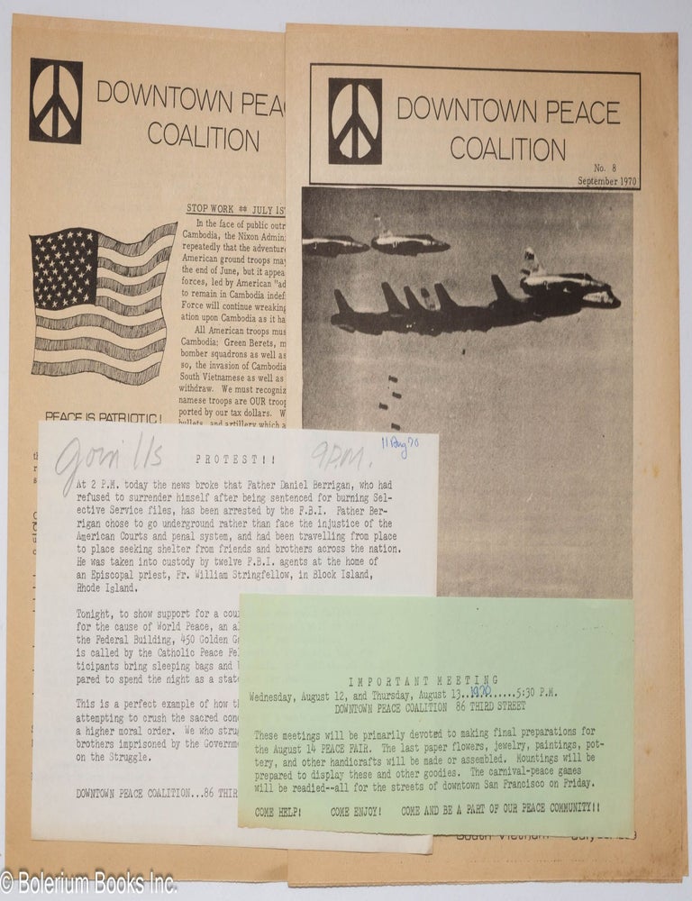 Cat.No: 307925 Downtown peace coalition [4 items]