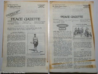 Cat.No: 308028 Peace Gazette [2 issues] vol. 18, nos. 3 & 4
