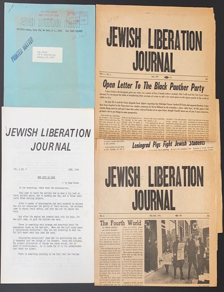Cat.No: 308092 Jewish Liberation Journal [ten issues]