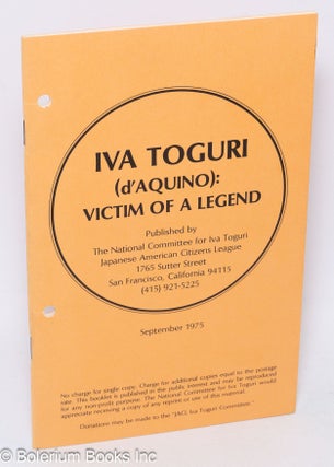 Cat.No: 308234 Iva Toguri (d'Aquino): victim of a legend