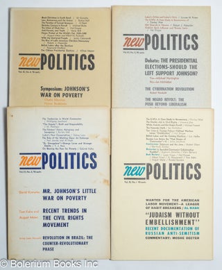 Cat.No: 308339 New politics; a journal of socialist thought. Vol. 3, No. 1-4 (Winter 1964...