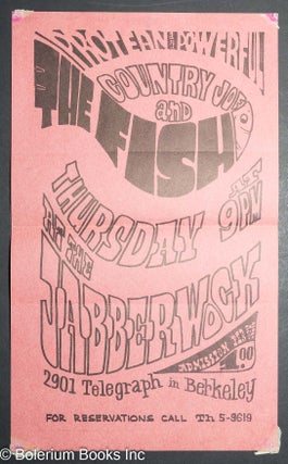 Cat.No: 308353 Country Joe and the Fish [concert handbill