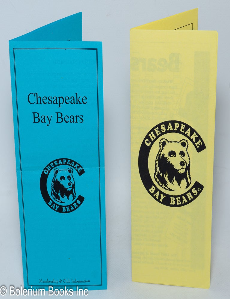 Cat.No: 308369 Chesapeake Bay Bears [two brochures]