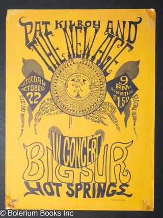 Cat.No: 308389 Pat Kilroy and the New Age, Saturday, October 22 in concert, Big Sur Hot...