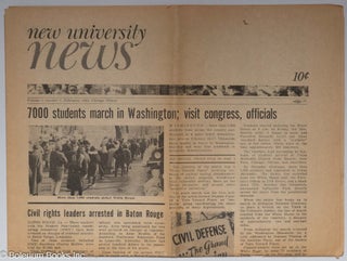 Cat.No: 308424 New University News: Vol. 1, No. 2, February 1962. Ron Dorfman
