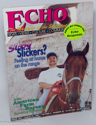 Cat.No: 308454 Echo: The Magazine of the Southwest; vol. 8, #25, issue 207, August 21,...