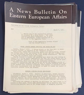 Cat.No: 308595 A News Bulletin on Eastern European Affairs [28 issues