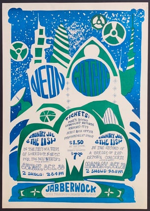 Cat.No: 308677 Neon Gothic. Country Joe and the Fish in the first of a series of...