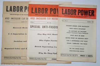 Cat.No: 308716 Labor Power: official organ of the Socialist Union Party [two issues]....