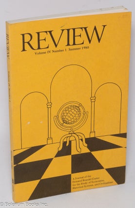 Cat.No: 308903 Review: Vol. 4, No. 1, Summer 1980. Immanuel Wallerstein