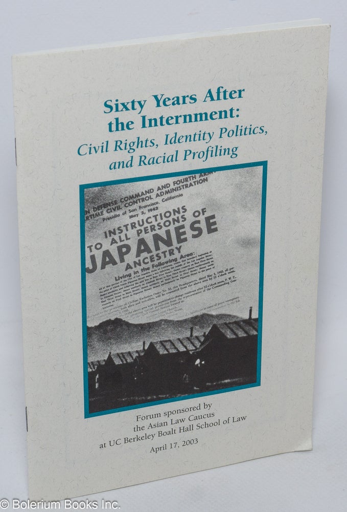 Cat.No: 308935 Sixty Years After the Internment: Civil Rights, Identity Politics, and