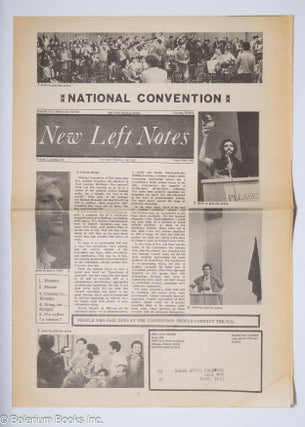 Cat.No: 309014 SDS new left notes, vol. 3, no. 21, June 24, 1968. National Convention