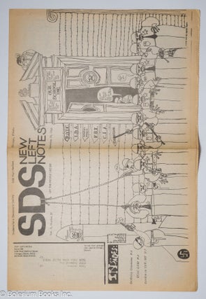 Cat.No: 309017 SDS new left notes, vol. 3, no. 29, September 23, 1968