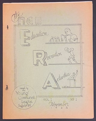 Cat.No: 309026 The New ERA (Education, Recreation, Activities). Vol. 1 no. 1 (November 1938