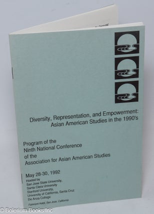 Cat.No: 309184 Diversity, Representation, and Empowerment: Asian American Studies in the...