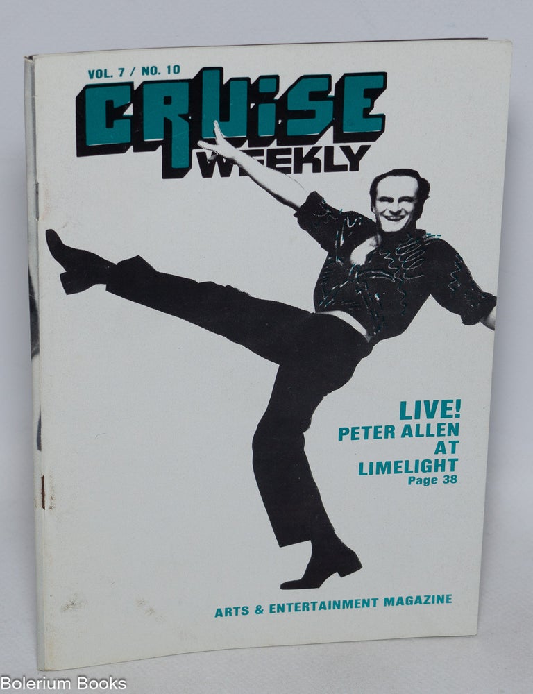 Cat.No: 309213 Cruise Weekly: arts & entertainment magazine; vol. 7, #10, March 5 -11
