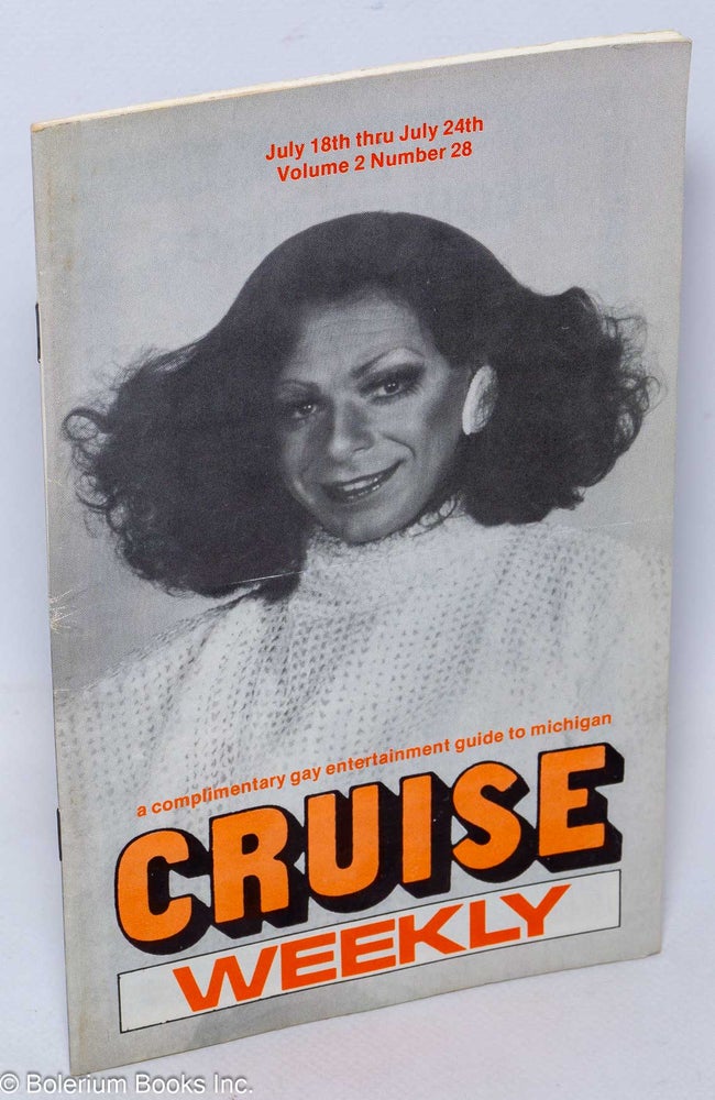 Cat.No: 309216 Cruise Weekly: A complimentary gay entertainment guide to Michigan; Vol