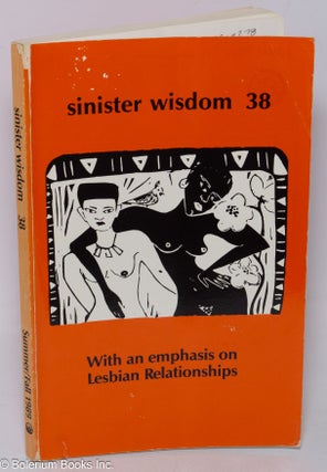 Cat.No: 309278 Sinister Wisdom: a journal for the lesbian imagination in the arts and...