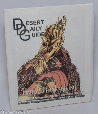 Cat.No: 309310 Desert Daily Guide: The Desert's Only Weekly Gay & Lesbian Publication of...