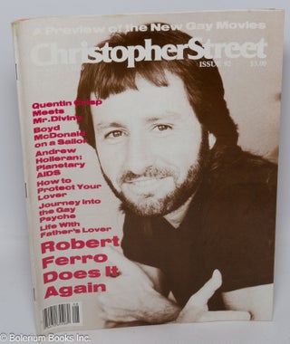Cat.No: 309353 Christopher Street: vol. 8, #8, whole issue #92, September 1984; Robert...