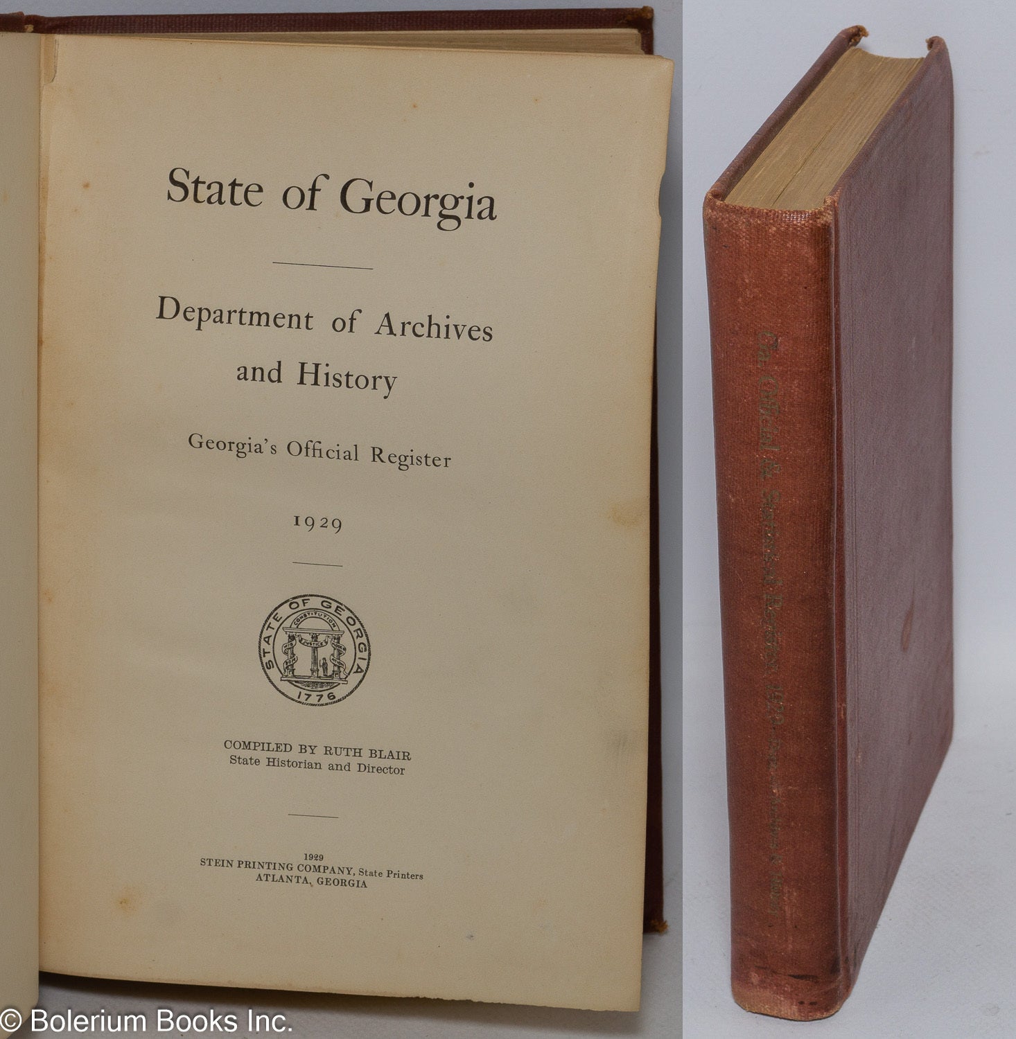 State of Georgia - Department of Archives and History. Georgia's ...
