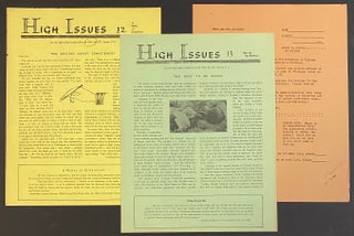 Cat.No: 309415 High issues. [Two issues, with response form