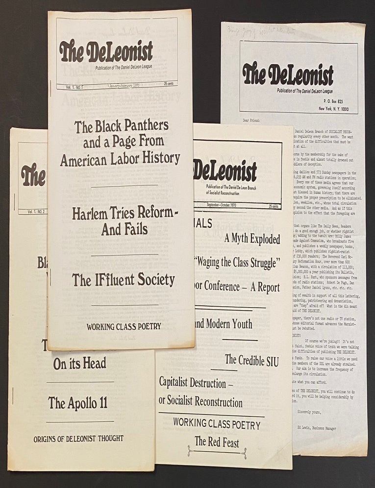 Cat.No: 309460 The DeLeonist [three issues]