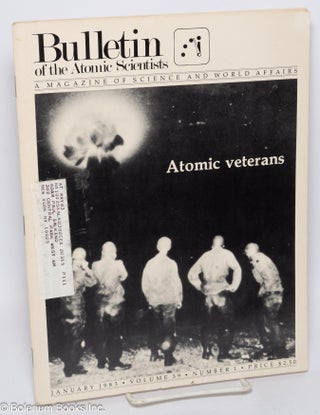 Cat.No: 309498 Bulletin of the Atomic Scientists: A Magazine of Science of World Affairs;...