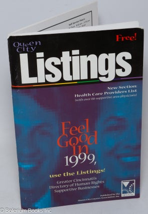 Cat.No: 309575 Queen City Listings: Feel good in 1999 Greater Cincinnati's directory of...