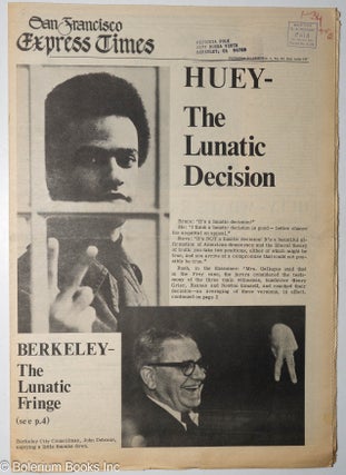 Cat.No: 309588 San Francisco Express Times, vol. 1, #34, Sept. 11, 1968: Huey - the...