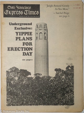 Cat.No: 309591 San Francisco Express Times, vol. 1, #36, Sept. 25, 1968: Yippie Plans for...